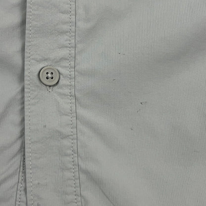 Columbia Kestrel Ridge Button Front Shirt Omni Shade Vented SS Gray XL X-Large