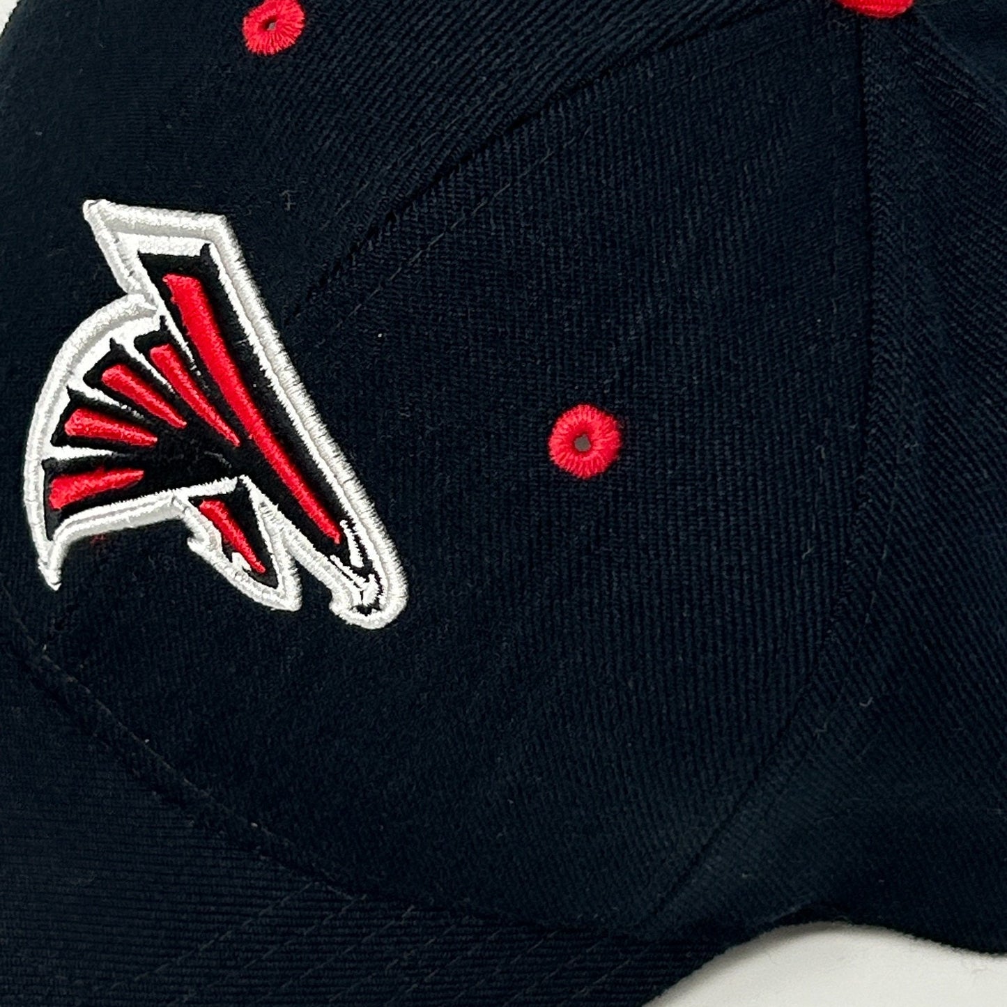 Atlanta Falcons Hat Cap Football NFL Reebok Strapback 6 Panel Wool Blend Black