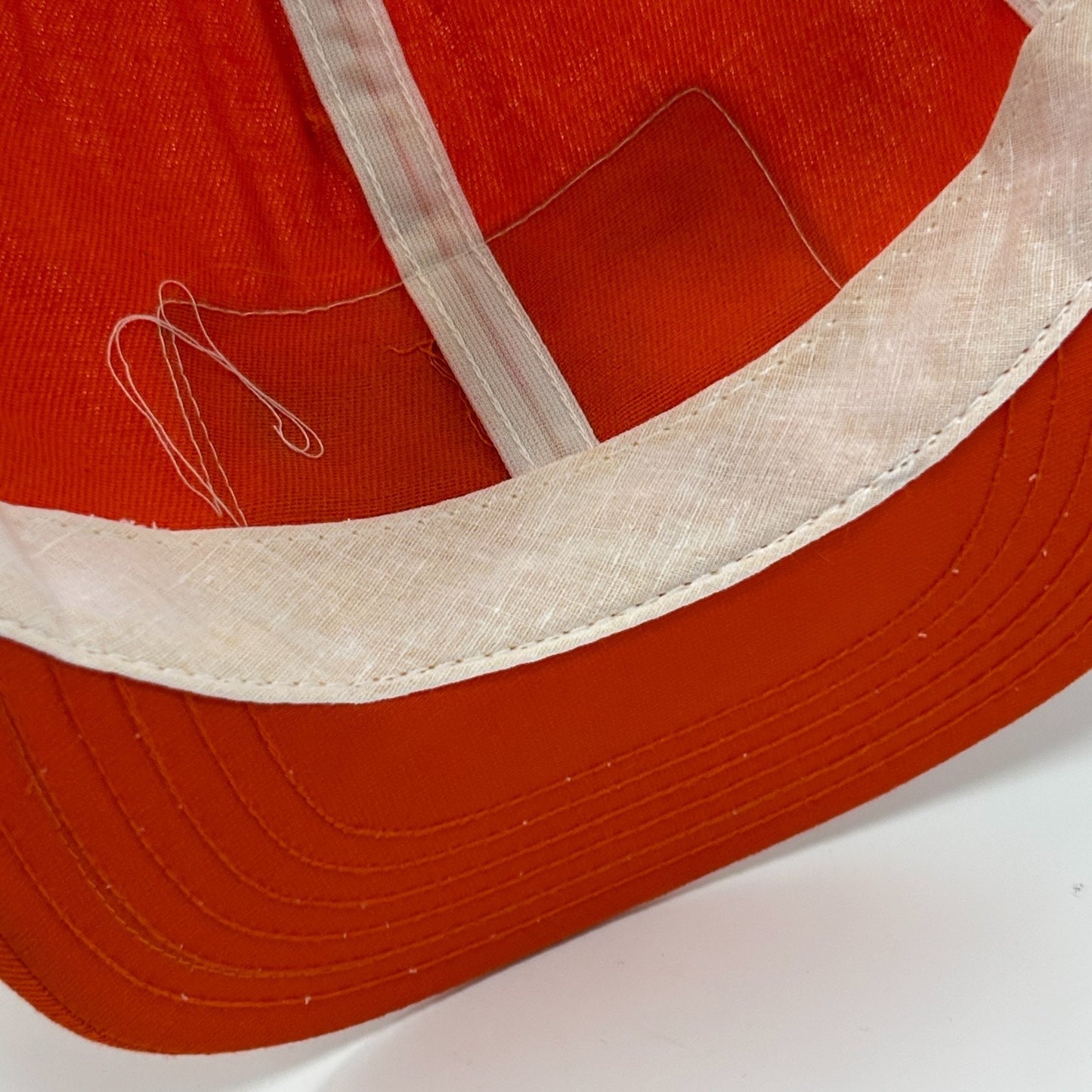 Vintage 80s Gilson Snowblowers Trucker Hat Baseball Cap Canada Snapback Orange