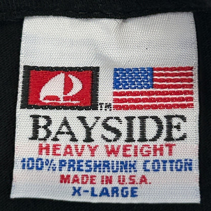 Kuparuk River Alaska Oilfield T Shirt Long Sleeve Made In USA Black XL X-Large