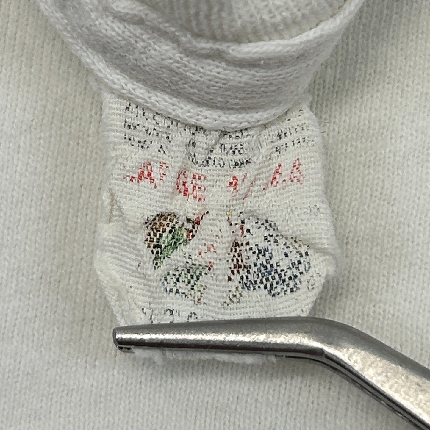 Vintage 80s Distressed Giant Panda Bear T Shirt Hand Painted White Tee S Small