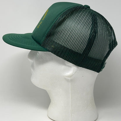 Vintage West Central Two Cylinder Club Trucker Hat Baseball Cap Green Snapback