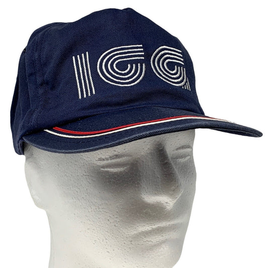 Gorra de béisbol vintage ICG Propane de cinco paneles, estilo canadiense, años 80, con cierre tipo snapback