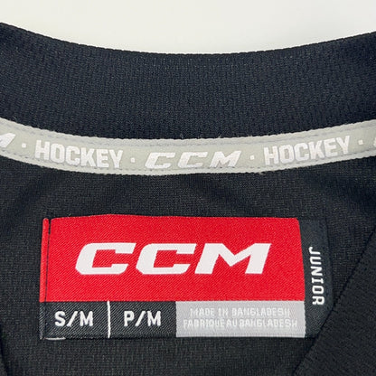 CCM Quicklite 5000 Junior Practice Hockey Jersey Shirt S-M Small-Medium Black