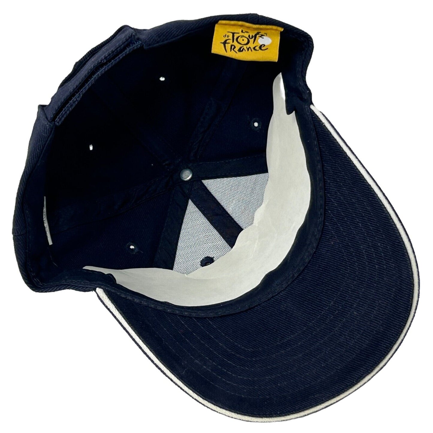 Le Tour De France Hat Blue Bike Bicycle Race Six Panel Strapback Baseball Cap