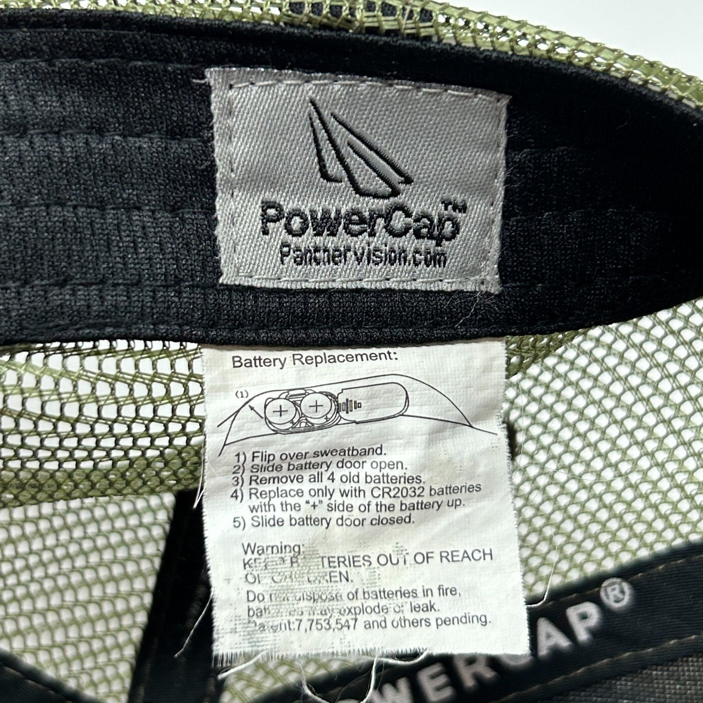 Fishouflage Camo Light Up Trucker Hat Baseball Cap Powercap Strapback Green