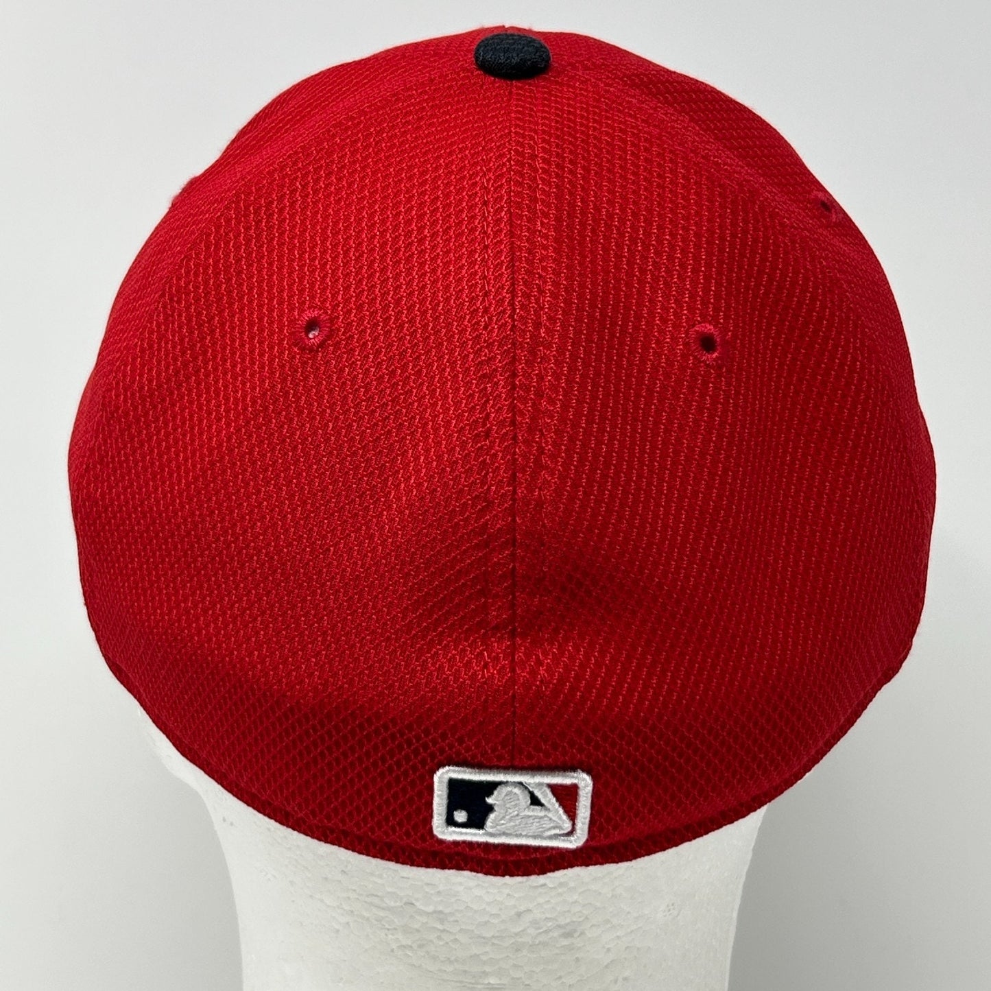 Los Angeles LA Angels Hat Baseball Cap Batting Practice New Era Red Fitted 7 3/8