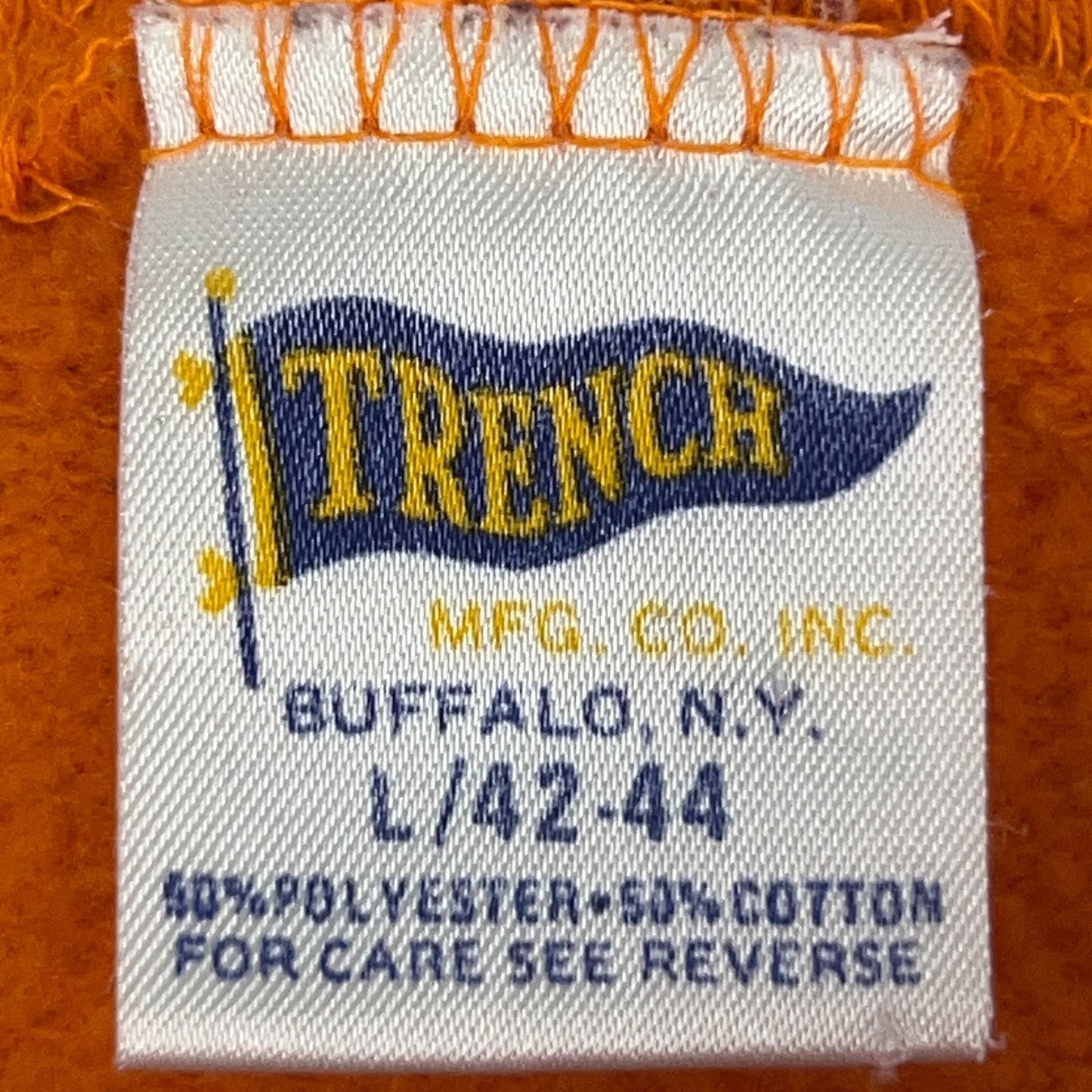 Vintage 80s Denver Broncos 1987 Sweatshirt Division Champions Orange M Medium