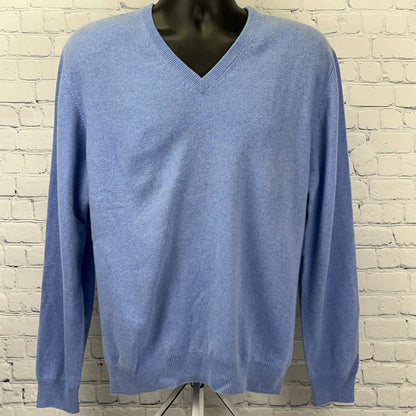 Joseph and Lyman Cashmere Sweater Bloomingdales V Neck Long Sleeve Mens M Medium