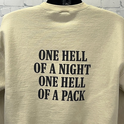 Morgan Wallen I’m The Problem 2025 Tour Sweatshirt 20 Cigarettes Beige L Large