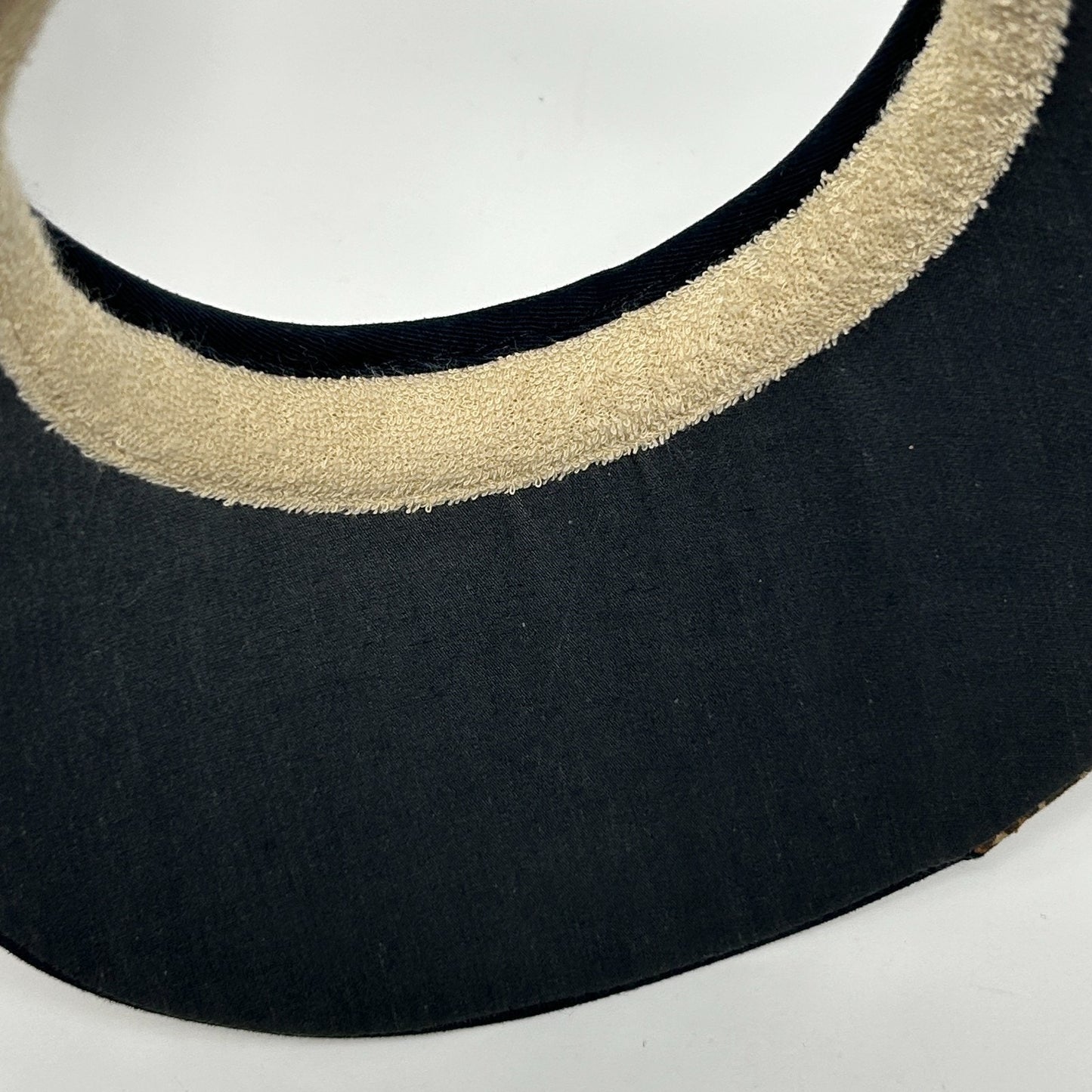 Vintage 90s Conestoga Golf Club Visor Hat Golfer Mesquite Leopard Print Black