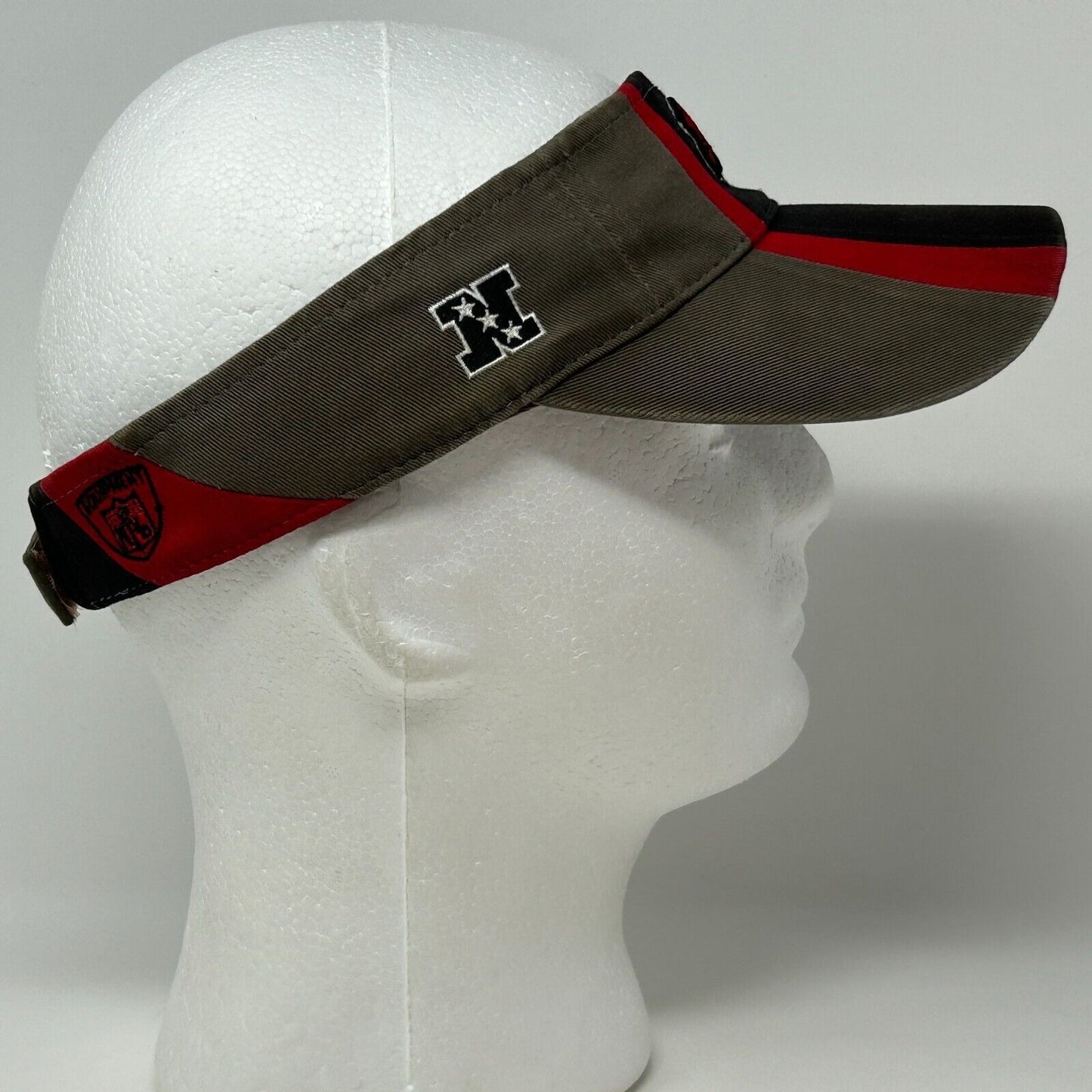 Gorra con visera de los Tampa Bay Buccaneers, fútbol americano de la NFL, Reebok, marrón, con correa trasera