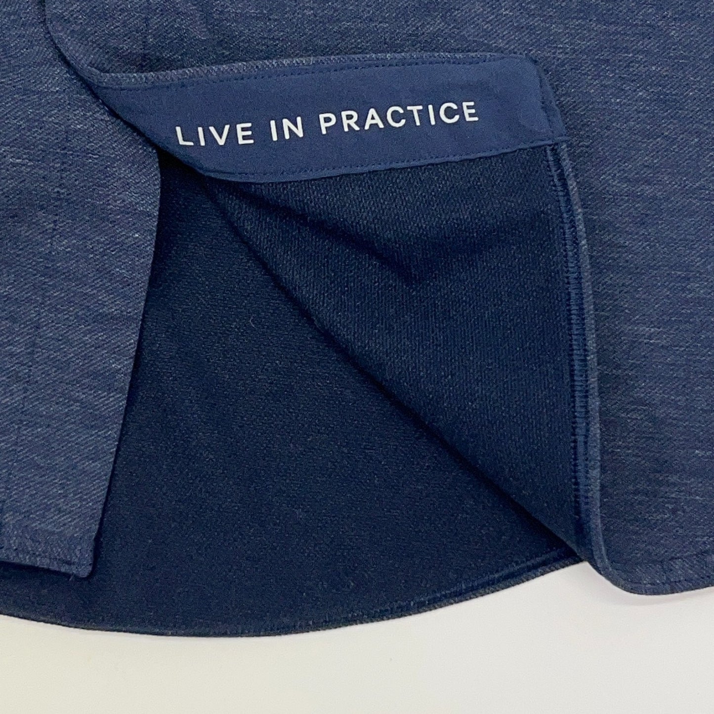 Lululemon Compatibility Long Sleeve Shirt Mens S Small Navy Blue Snap Front
