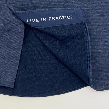 Lululemon Compatibility Long Sleeve Shirt Mens S Small Navy Blue Snap Front