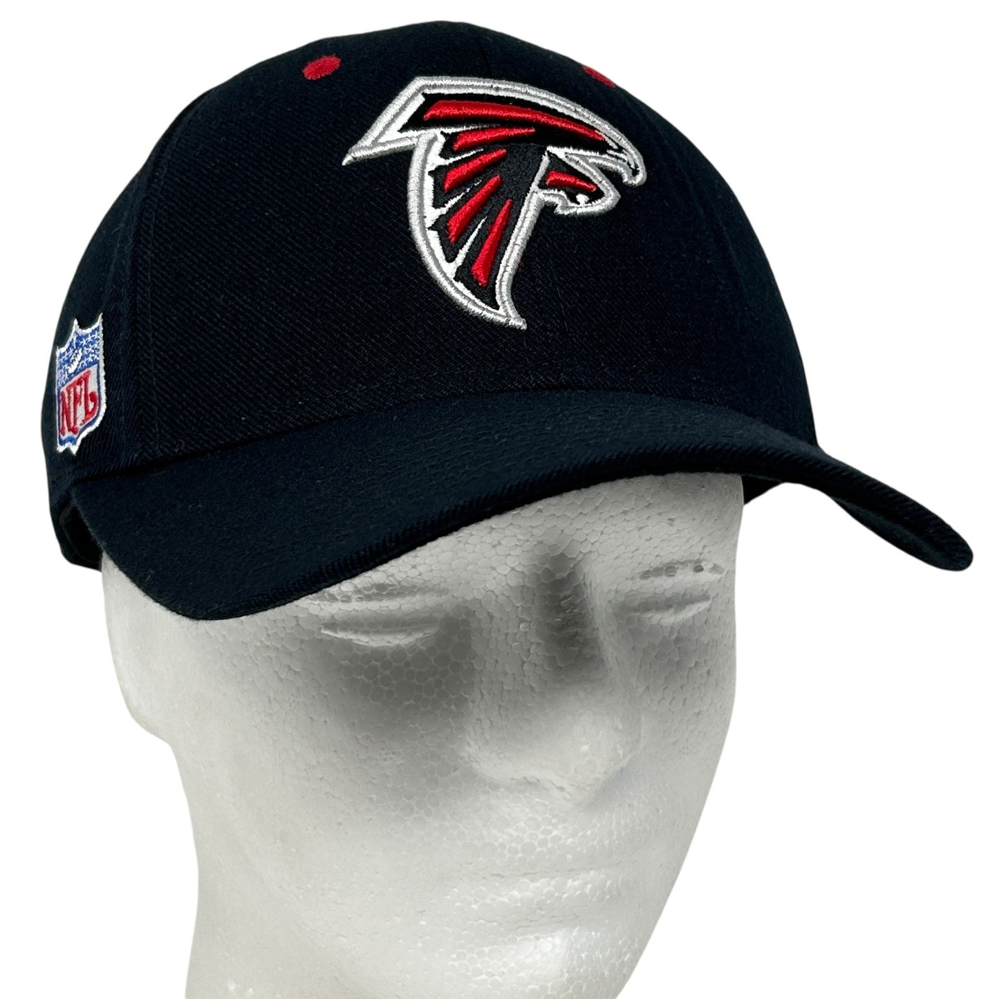 Atlanta Falcons Hat Cap Football NFL Reebok Strapback 6 Panel Wool Blend Black