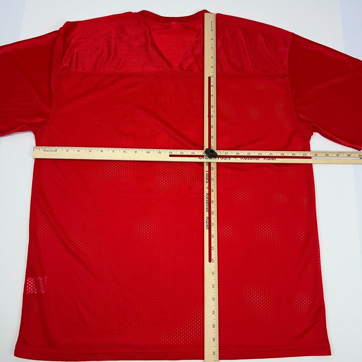 Captain Morgan Rum Football Jersey XL X-Large Red 00 Promo Advertising Sport-Tek - Neon Vintage