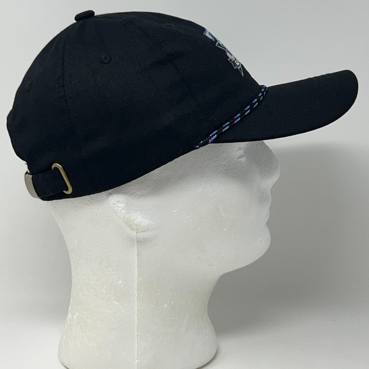 Las Vegas Aces WNBA 30 Seasons Dad Hat Black Rope Cord Strapback Baseball Cap