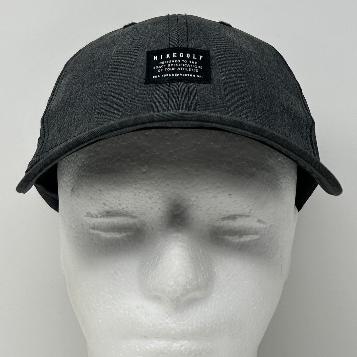 Nike Golf Hat Baseball Cap Golfer Golfing Legacy91 Dri-Fit Strapback Gray - Neon Vintage