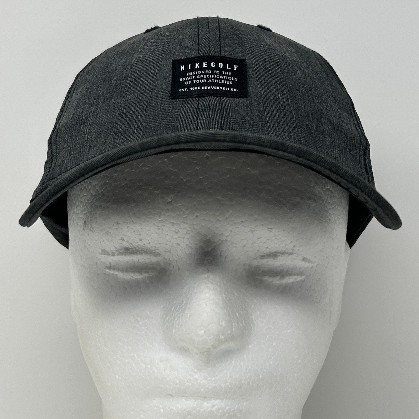 Nike Golf Hat Baseball Cap Golfer Golfing Legacy91 Dri-Fit Strapback Gray - Neon Vintage