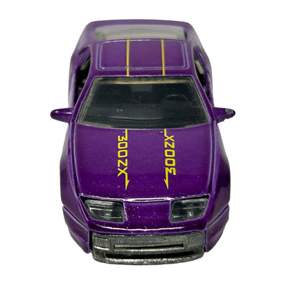 Nissan Custom Z 300ZX Hot Wheels Diecast Car Purple Toy Vehicle Vintage 90s