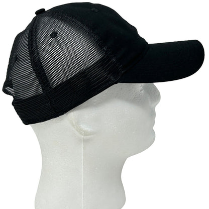 Blank Black Carhartt Trucker Hat Solid Plain Snapback Mesh 6 Panel Baseball Cap