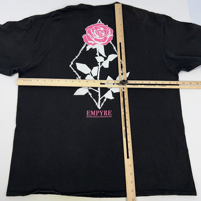 Empyre Rose T Shirt Skater Skateboarding Skating Skateboarder Black XL X-Large