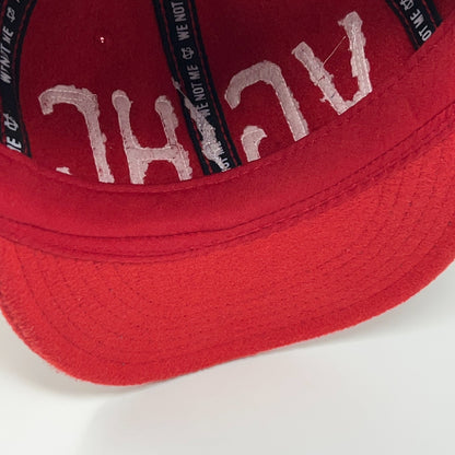 Violent Gentlemen Hockey Club Hat Baseball Cap VGHC Bolt Red Wool Blend Snapback