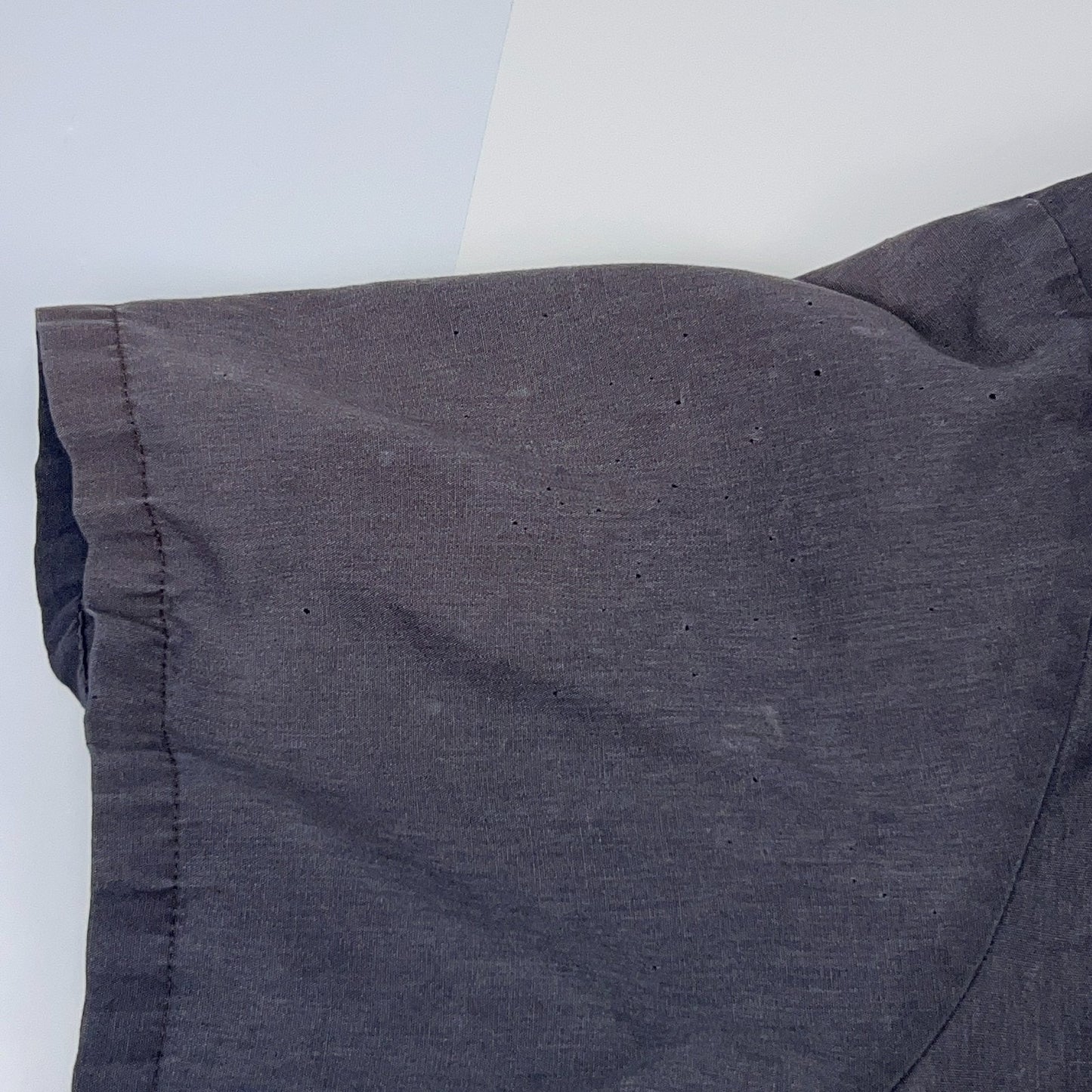 Vintage 90s Distressed UPS United Parcel Service Button Front Shirt Gray 2XL XXL