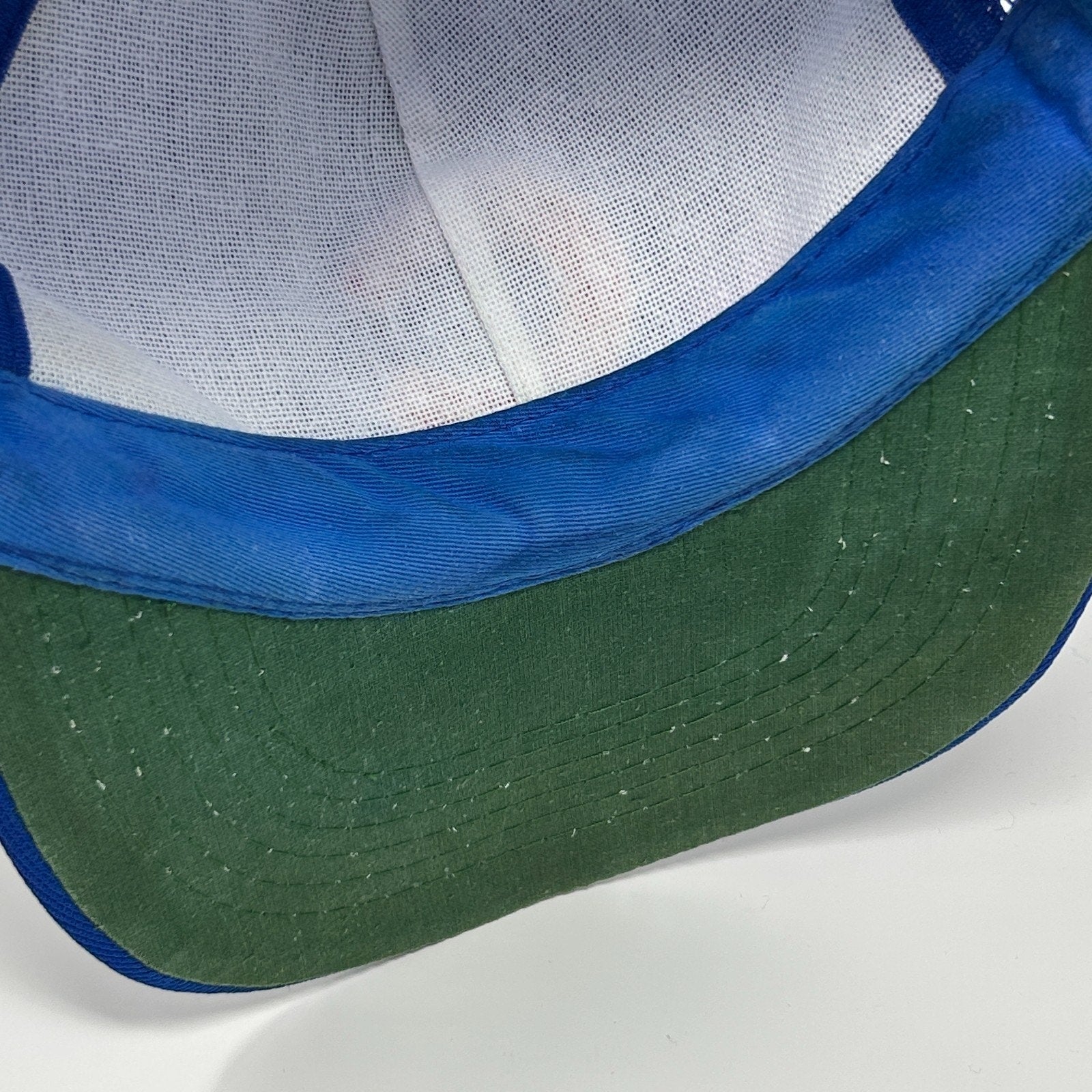 Vintage 80s Chicago Cubs Trucker Hat Baseball Cap UII Blue Mesh Snapback 6 Panel - Neon Vintage