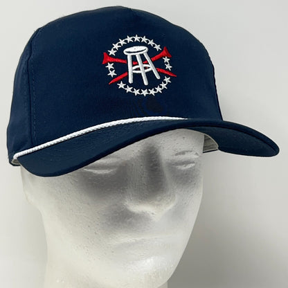 Barstool Sports Golf Hat Baseball Cap Golfer Blue Rope Corded Snapback Blue