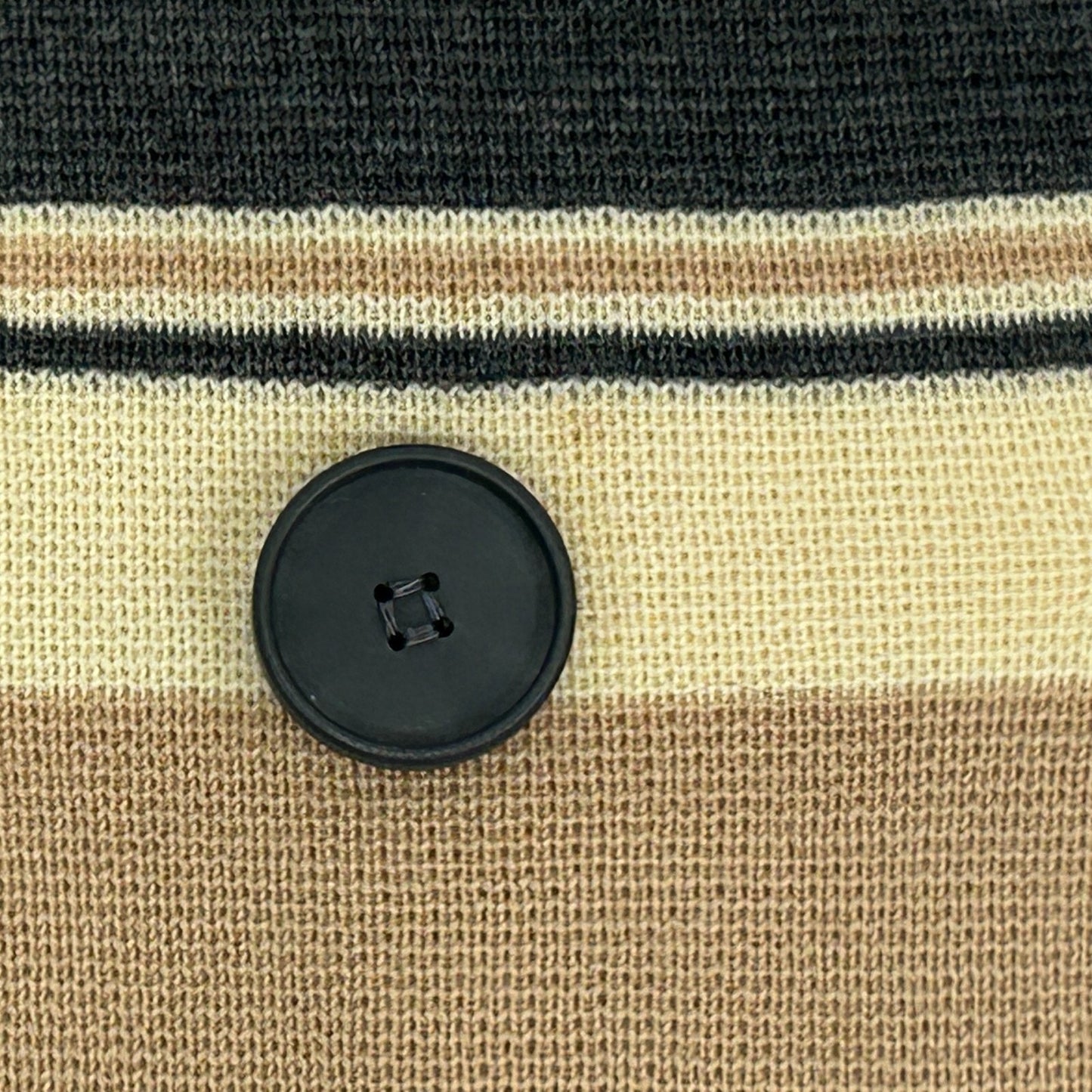 Vintage 60s Wool Sweater Jacket Collared Gia Ninno Joyce Beige Womens S Small