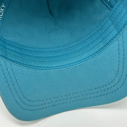 ROXY Womens Hat Baseball Cap Palm Tree Surfer Surfing Snowboarding Snapback Blue