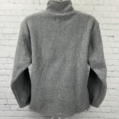 Cannery Casino Hotel Las Vegas 1/4 Zip Fleece Jacket M Medium Gray Pockets