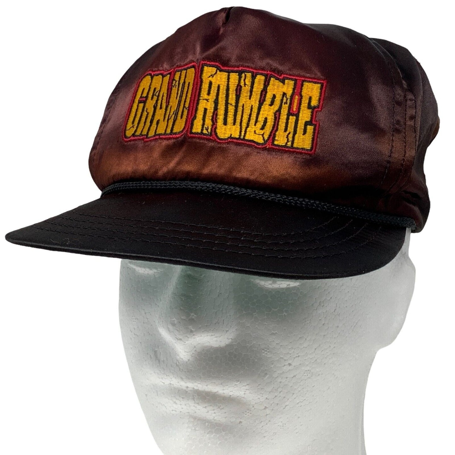 De La Hoya Paez Boxing Vintage Baseball Hat Cap 90s 1994 Grand Rumble MGM Brown