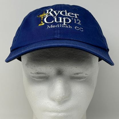 Ryder Cup 2012 Medinah CC Hat Baseball Cap Golfing Golf Illinois Strapback Blue