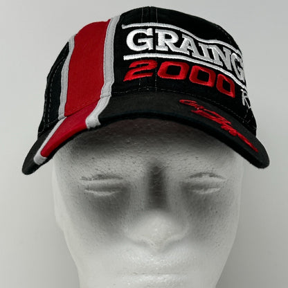 Vintage Y2Ks NASCAR Greg Biffle Grainger Racing Hat Cap Black Strapback Roush