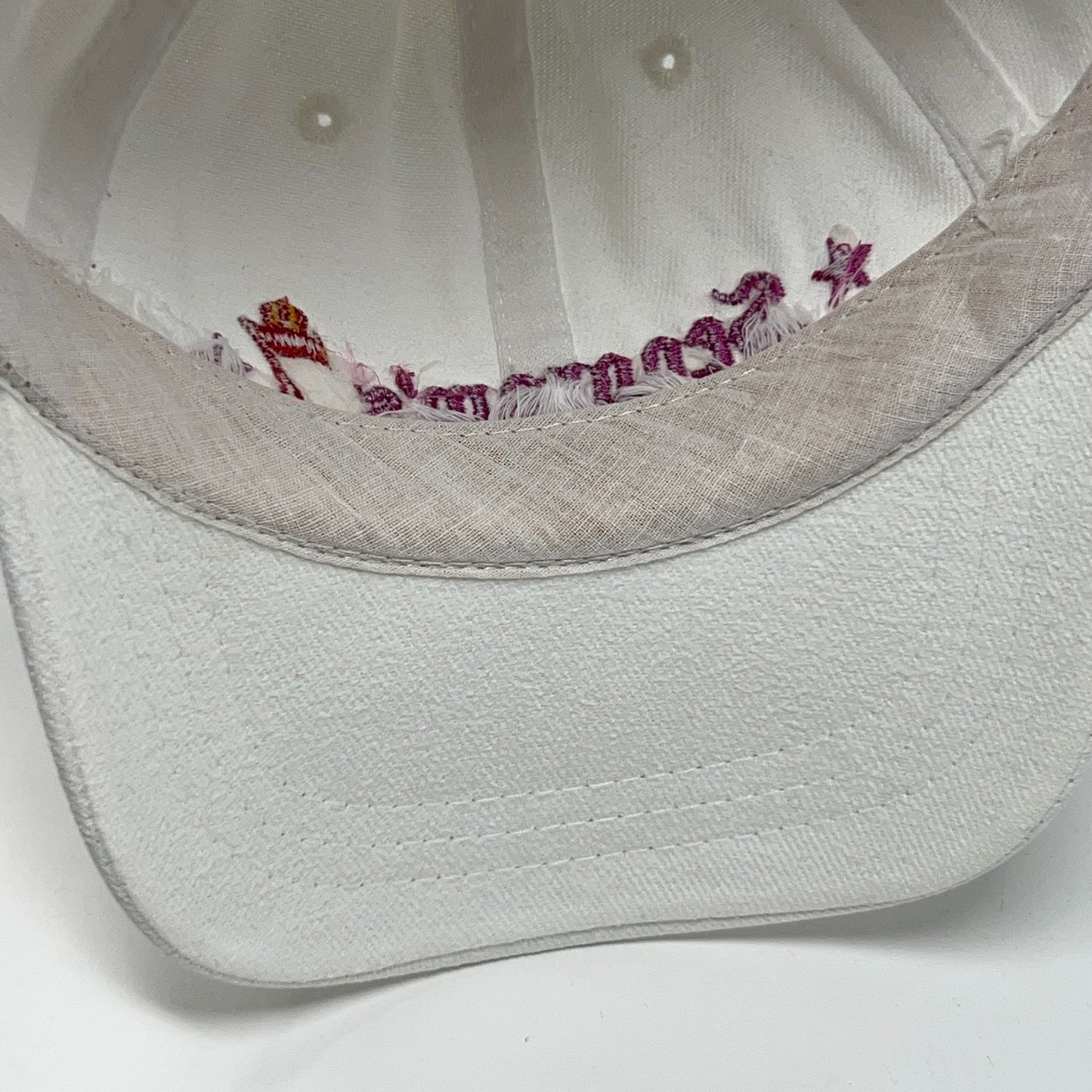 Vintage 90s Seagrams 7 Dad Hat Baseball Cap Americas Spirit Strapback White
