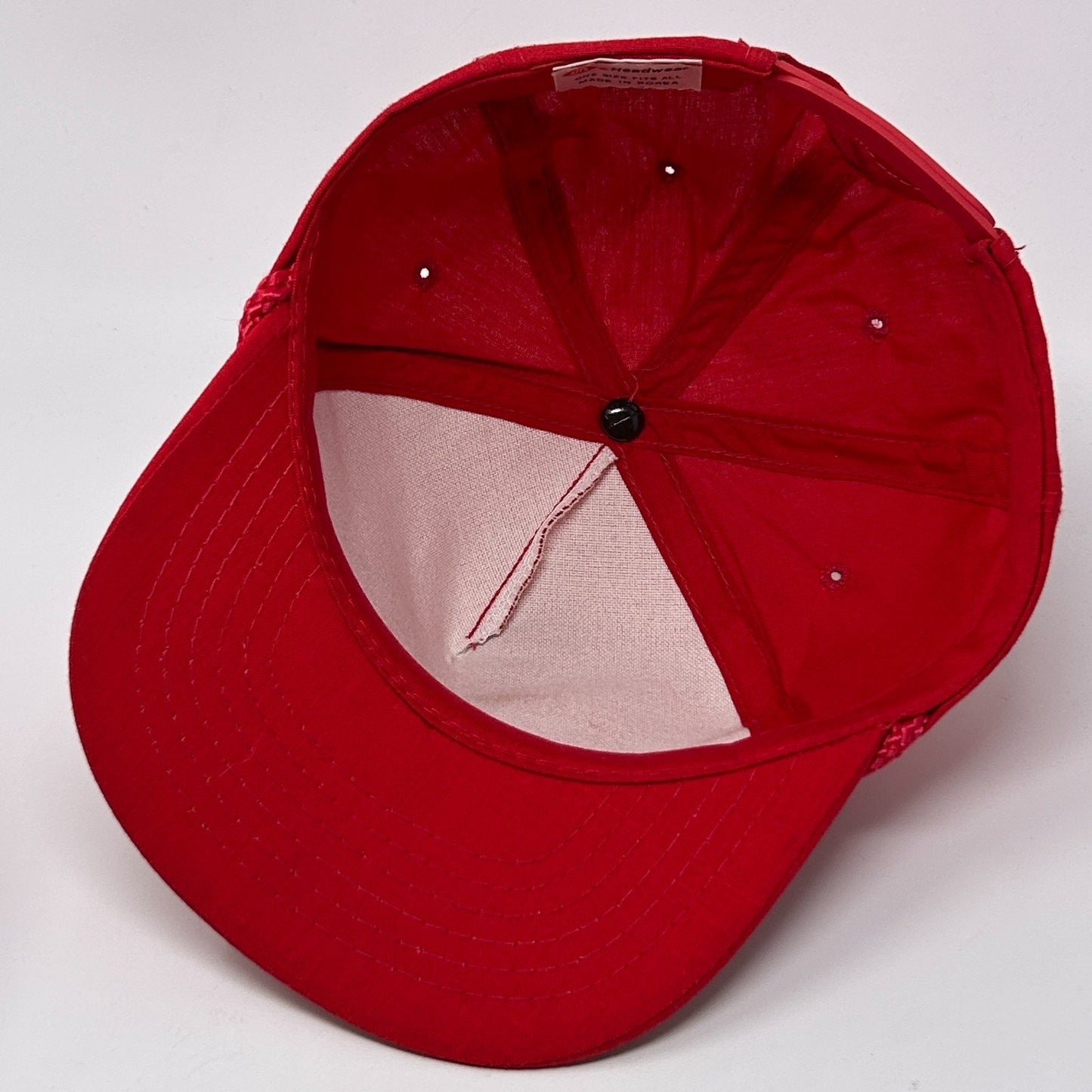 Vintage 80s Townsend Supply Inc Hat Baseball Cap Oxford Arkansas Snapback Red