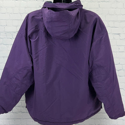 Vintage 90s Treasure Island Las Vegas Casino Jacket XL X-Large Purple Anorak
