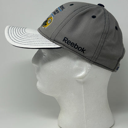 Super Bowl XLV Hat Baseball Cap Green Bay Packers Reebok NFL Strapback Gray - Neon Vintage