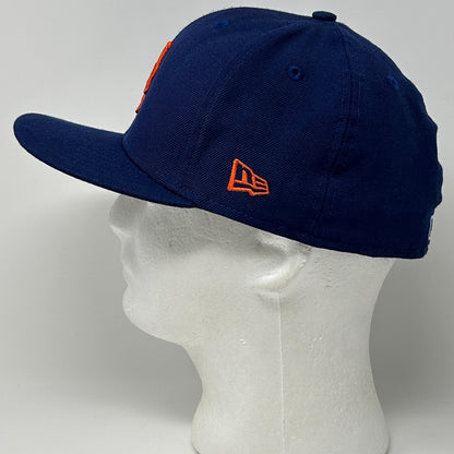 New York NY Mets 1986 WS Hat Baseball Cap Swarovski New Era Blue Fitted 7 1/2