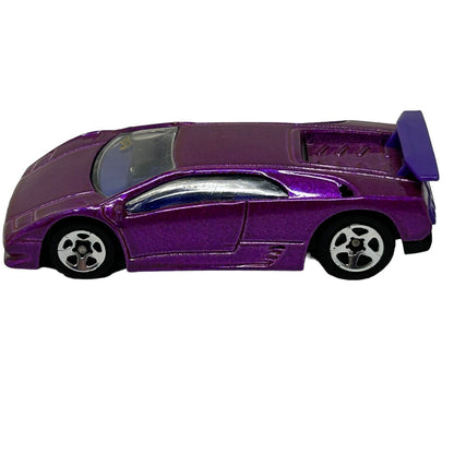 Lamborghini Diablo Hot Wheels Collectible Diecast Car Vintage 90s Purple Vehicle