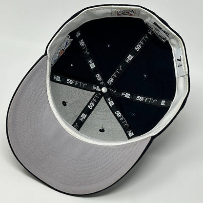 New York NY Yankees 2000 World Series Hat Baseball Cap New Era Blue Fitted 7 3/4