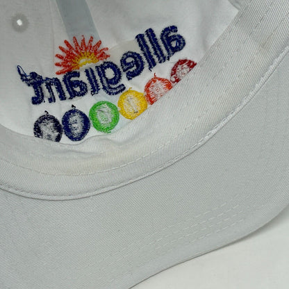 Allegiant Air Gay Pride Baseball Hat Cap LGBTQ Airlines Aviation Strapback White