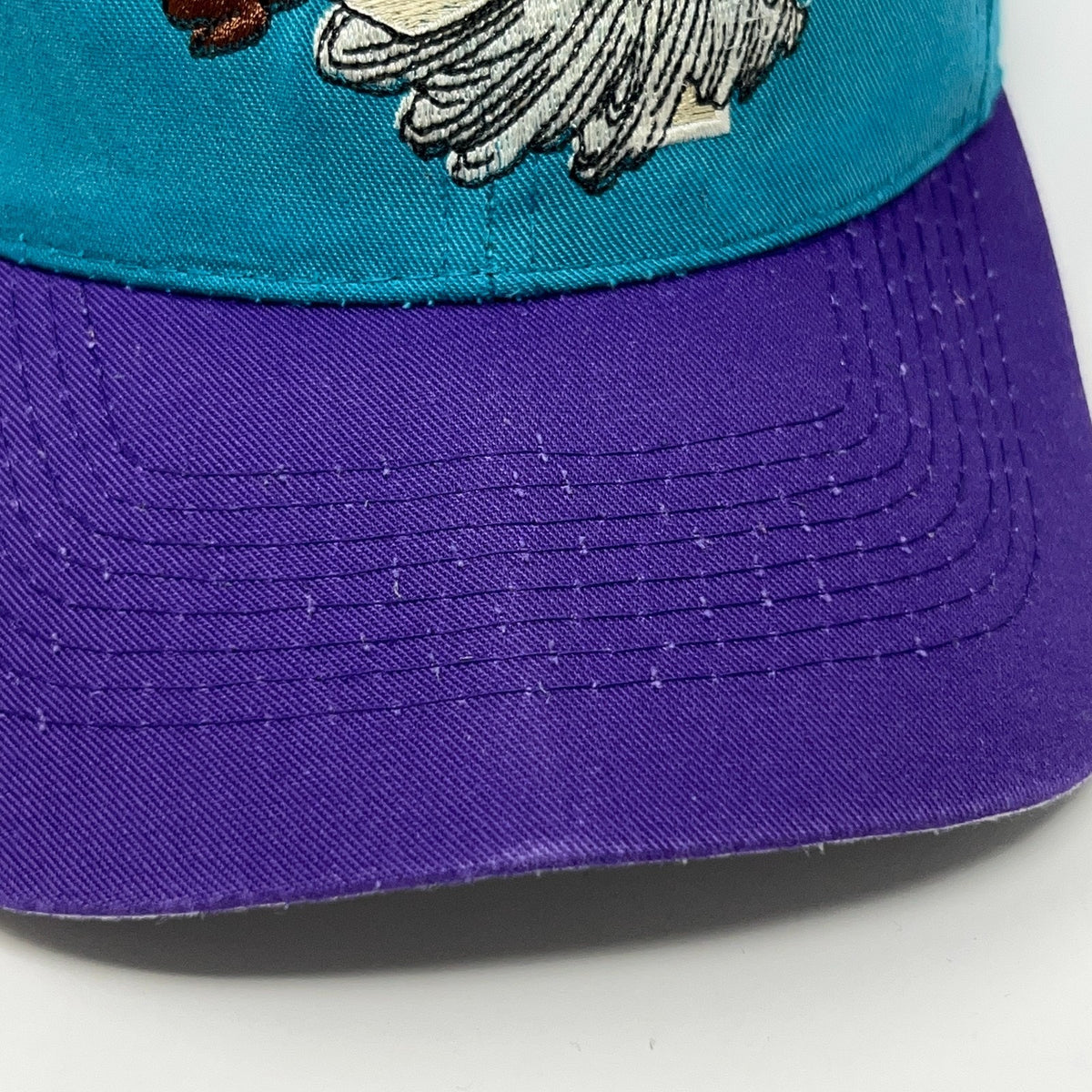 Vintage Taz Tasmanian Devil Teal Purple Snapback Hat Baseball Cap Looney Tunes