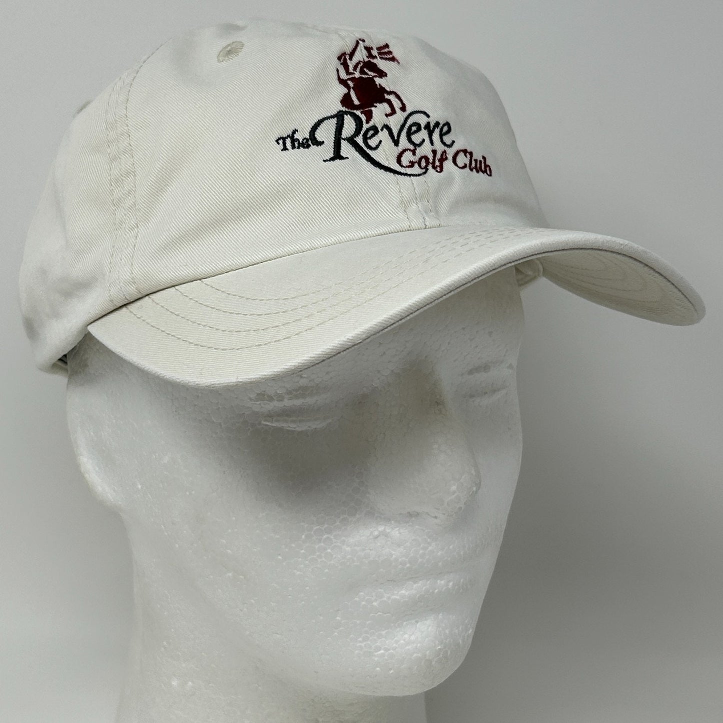 The Revere Golf Club Dad Hat Baseball Cap Las Vegas Golfer Strapback White