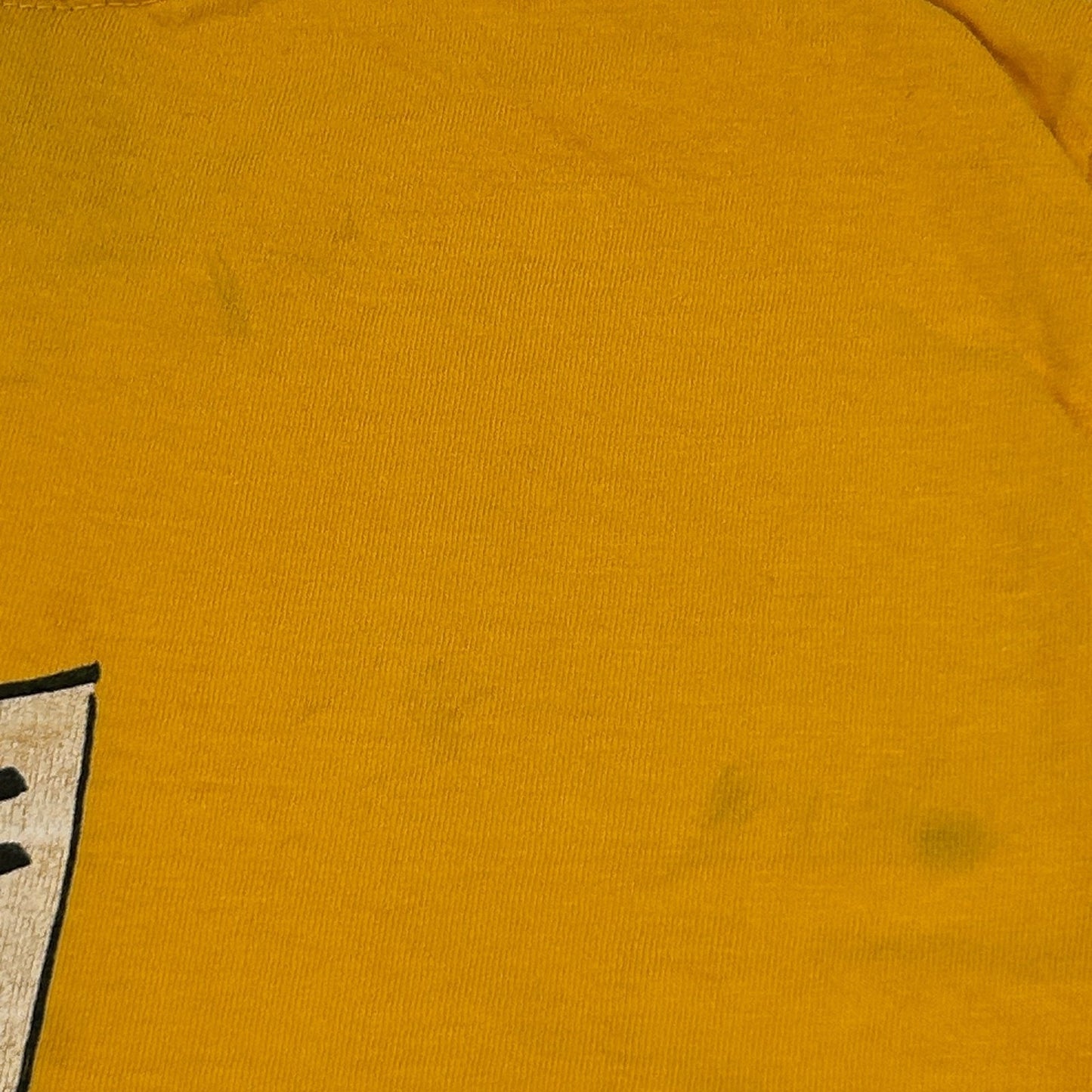 Vintage 70s Steer N Stein Stay Off Grass Drink Wine T Shirt Yellow XS X-Small