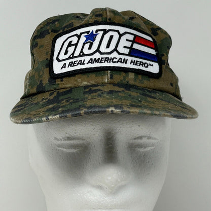 复古 GI Joe Camo 青年棒球帽 绿色数码迷彩 Snapback