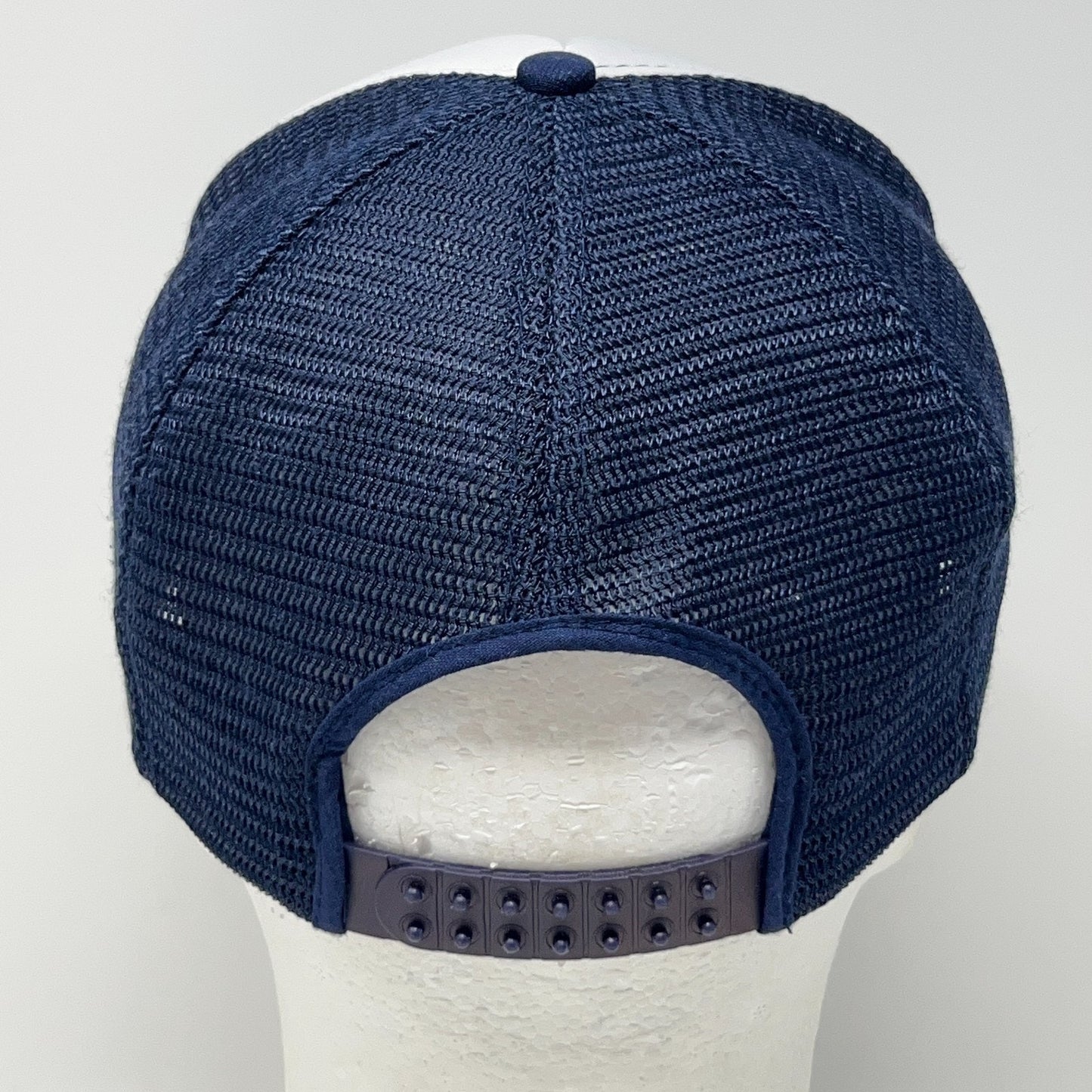Vintage 80s Iowa Criminal Investigation Trucker Hat Baseball Cap Snapback Blue
