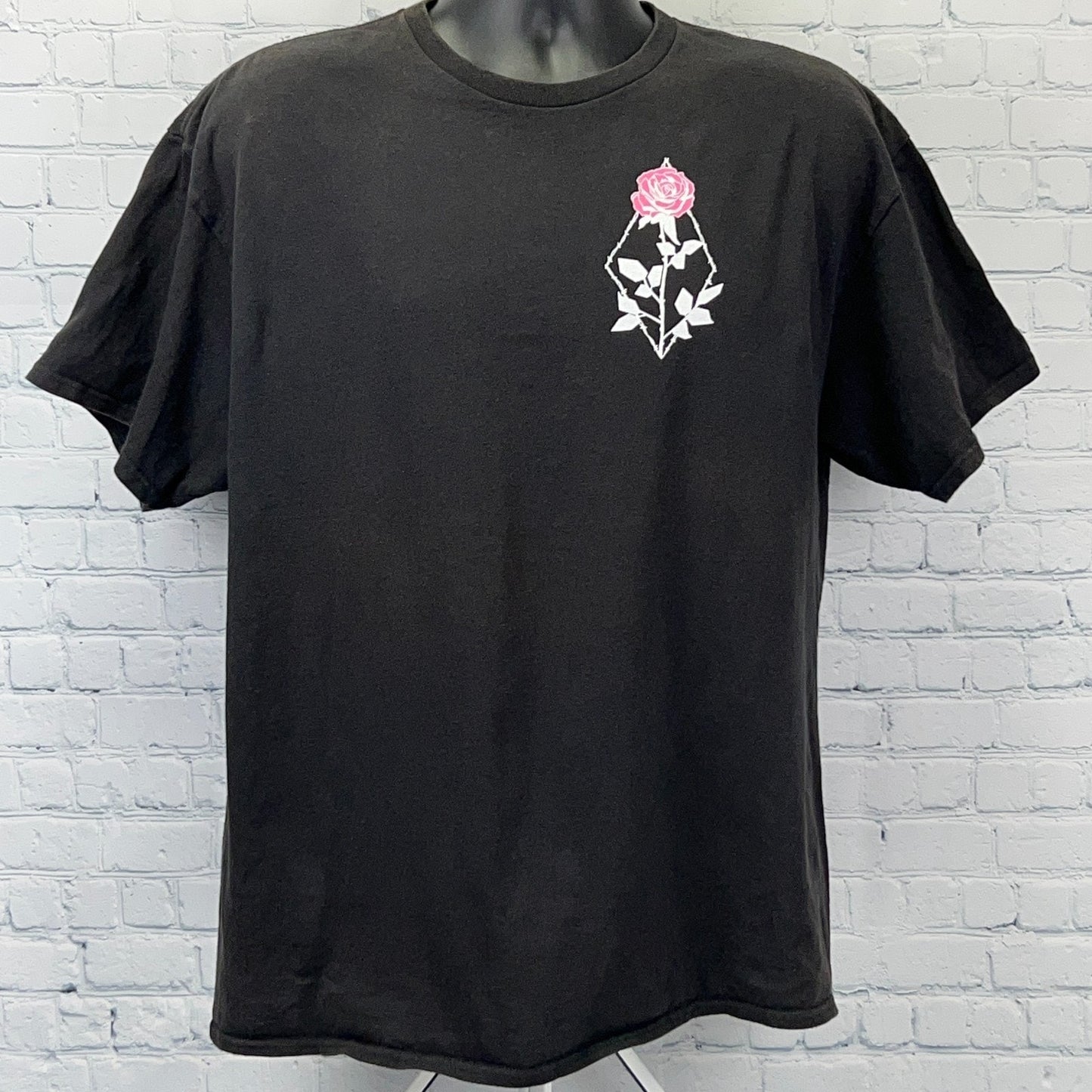 Empyre Rose T Shirt Skater Skateboarding Skating Skateboarder Black XL X-Large